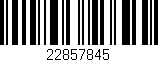 Código de barras (EAN, GTIN, SKU, ISBN): '22857845'