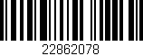 Código de barras (EAN, GTIN, SKU, ISBN): '22862078'