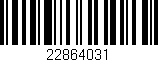 Código de barras (EAN, GTIN, SKU, ISBN): '22864031'