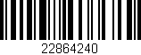 Código de barras (EAN, GTIN, SKU, ISBN): '22864240'