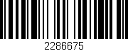 Código de barras (EAN, GTIN, SKU, ISBN): '2286675'