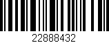 Código de barras (EAN, GTIN, SKU, ISBN): '22888432'
