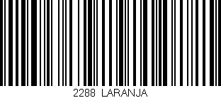Código de barras (EAN, GTIN, SKU, ISBN): '2288/LARANJA'