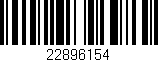 Código de barras (EAN, GTIN, SKU, ISBN): '22896154'