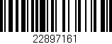 Código de barras (EAN, GTIN, SKU, ISBN): '22897161'