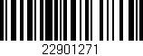 Código de barras (EAN, GTIN, SKU, ISBN): '22901271'