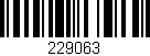 Código de barras (EAN, GTIN, SKU, ISBN): '229063'