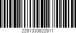 Código de barras (EAN, GTIN, SKU, ISBN): '2291333822911'