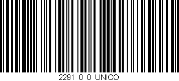 Código de barras (EAN, GTIN, SKU, ISBN): '2291_0_0_UNICO'