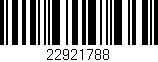 Código de barras (EAN, GTIN, SKU, ISBN): '22921788'