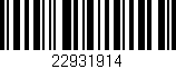 Código de barras (EAN, GTIN, SKU, ISBN): '22931914'