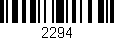 Código de barras (EAN, GTIN, SKU, ISBN): '2294'