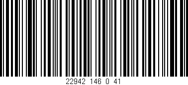 Código de barras (EAN, GTIN, SKU, ISBN): '22942_146_0_41'