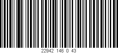 Código de barras (EAN, GTIN, SKU, ISBN): '22942_146_0_43'