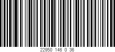 Código de barras (EAN, GTIN, SKU, ISBN): '22950_146_0_36'