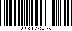 Código de barras (EAN, GTIN, SKU, ISBN): '2296907744965'