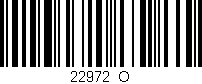 Código de barras (EAN, GTIN, SKU, ISBN): '22972_O'