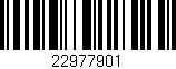 Código de barras (EAN, GTIN, SKU, ISBN): '22977901'