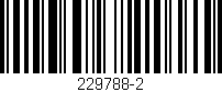 Código de barras (EAN, GTIN, SKU, ISBN): '229788-2'