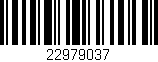 Código de barras (EAN, GTIN, SKU, ISBN): '22979037'