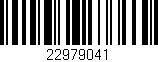 Código de barras (EAN, GTIN, SKU, ISBN): '22979041'