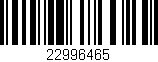 Código de barras (EAN, GTIN, SKU, ISBN): '22996465'