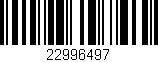 Código de barras (EAN, GTIN, SKU, ISBN): '22996497'