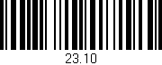 Código de barras (EAN, GTIN, SKU, ISBN): '23.10'