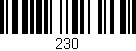 Código de barras (EAN, GTIN, SKU, ISBN): '230'