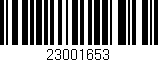 Código de barras (EAN, GTIN, SKU, ISBN): '23001653'