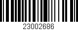 Código de barras (EAN, GTIN, SKU, ISBN): '23002686'