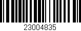 Código de barras (EAN, GTIN, SKU, ISBN): '23004835'
