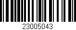 Código de barras (EAN, GTIN, SKU, ISBN): '23005043'