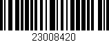 Código de barras (EAN, GTIN, SKU, ISBN): '23008420'