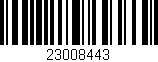 Código de barras (EAN, GTIN, SKU, ISBN): '23008443'
