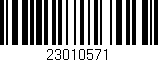 Código de barras (EAN, GTIN, SKU, ISBN): '23010571'