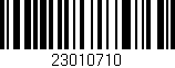 Código de barras (EAN, GTIN, SKU, ISBN): '23010710'