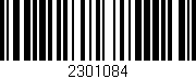 Código de barras (EAN, GTIN, SKU, ISBN): '2301084'
