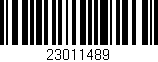 Código de barras (EAN, GTIN, SKU, ISBN): '23011489'