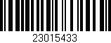 Código de barras (EAN, GTIN, SKU, ISBN): '23015433'