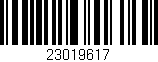 Código de barras (EAN, GTIN, SKU, ISBN): '23019617'