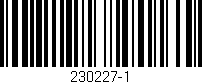 Código de barras (EAN, GTIN, SKU, ISBN): '230227-1'