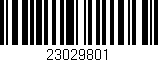 Código de barras (EAN, GTIN, SKU, ISBN): '23029801'