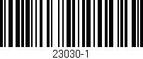 Código de barras (EAN, GTIN, SKU, ISBN): '23030-1'