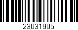 Código de barras (EAN, GTIN, SKU, ISBN): '23031905'