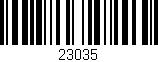 Código de barras (EAN, GTIN, SKU, ISBN): '23035'