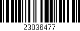 Código de barras (EAN, GTIN, SKU, ISBN): '23036477'