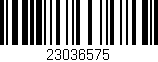 Código de barras (EAN, GTIN, SKU, ISBN): '23036575'