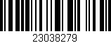 Código de barras (EAN, GTIN, SKU, ISBN): '23038279'