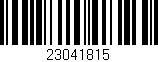 Código de barras (EAN, GTIN, SKU, ISBN): '23041815'